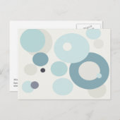 Carte Postale Cercles de blues d'hiver (Devant / Derrière)