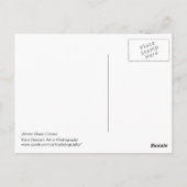 Carte Postale Cercles de blues d'hiver (Dos)