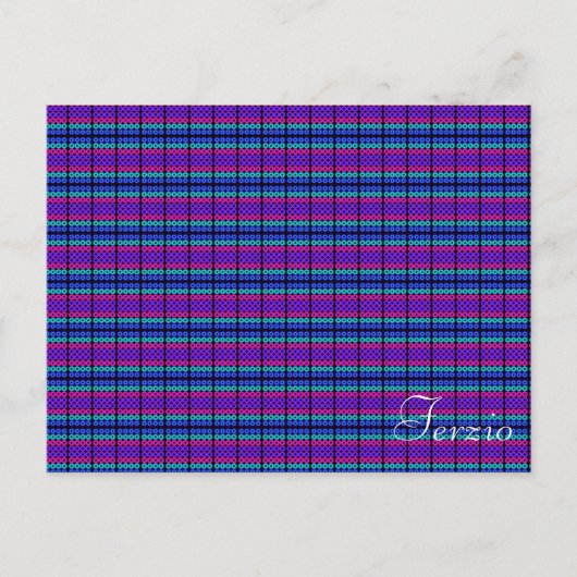 Carte Postale Cercles de néon (Devant)