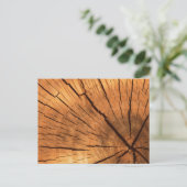 Carte Postale Cercles de tronc d'arbre (Debout devant)