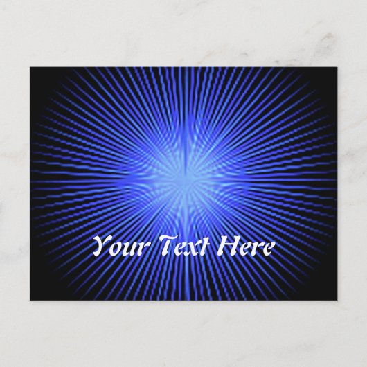 Carte Postale Cercles d'Esprit Bleu (Devant)