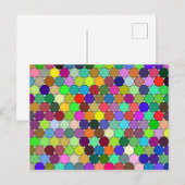 Carte postale Cercles empaquetés (Devant / Derrière)