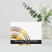 Carte Postale Cercles Exécutifs Modernes Professionnels Personna (Debout devant)