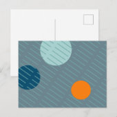 Carte Postale Cercles flottants 1 (Devant / Derrière)