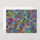 Carte postale Cercles imbriqués (Devant / Derrière)