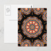 Carte Postale Cercles Kaleidoscope (Devant / Derrière)