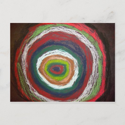 Carte Postale Cercles Kandinsky (Devant)