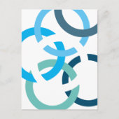 Carte Postale Cercles liés (Devant)