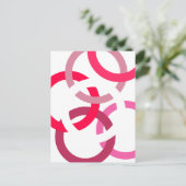 Carte Postale Cercles liés (Debout devant)