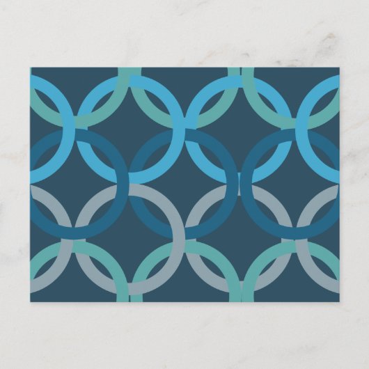 Carte Postale Cercles liés 2 (Devant)