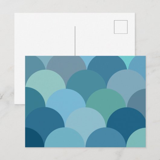 Carte Postale Cercles Motifs (Devant / Derrière)