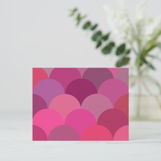 Carte Postale Cercles Motifs (Debout devant)