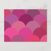 Carte Postale Cercles Motifs (Devant)