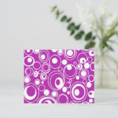 Carte Postale Cercles pourpres (Debout devant)