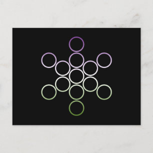 Carte Postale Cercles sacrés de genre gay