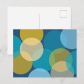 Carte Postale Cercles superposés  (Devant / Derrière)