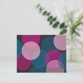 Carte Postale Cercles superposés (Debout devant)