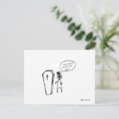 carte postale cercueil (Debout devant)