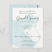 CARTE POSTALE CÉRÉMONIE D'OUVERTURE AU PINCEMENT DE BRUSH AQUA B (Devant / Derrière)