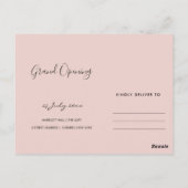 CARTE POSTALE CÉRÉMONIE D'OUVERTURE COUP DE PINCETTE AQUARELLE R (Dos)