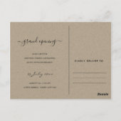 CARTE POSTALE CÉRÉMONIE D'OUVERTURE DE LA GRANDE CAMPAGNE DE FOL (Dos)