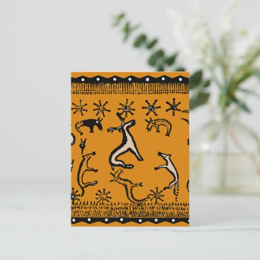 Carte Postale Cérémonie Rituelle païenne (Debout devant)