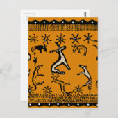 Carte Postale Cérémonie Rituelle païenne (Devant / Derrière)