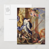 Carte Postale Ceres vantant les attributs de la guerre (Devant / Derrière)