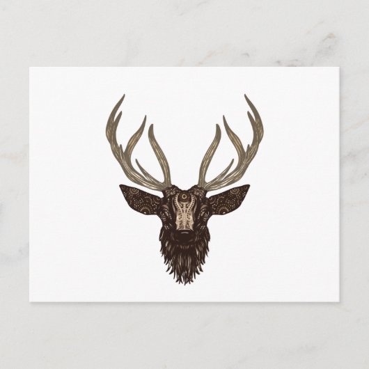 Carte Postale Cerf (Devant)