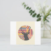 Carte Postale Cerf circulaire (Debout devant)