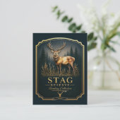 CARTE POSTALE CERF – COLLECTION CHASSE (Debout devant)