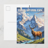 Carte Postale Cerf dans le Parc national des Écrins France Voyag (Devant / Derrière)