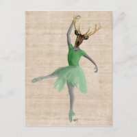Cerf de ballet en vert 2