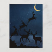 Carte Postale Cerf de lune (Devant)