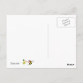 Carte Postale Cerf de neige (Dos)