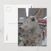 Carte Postale Cerf décoratif (Devant / Derrière)