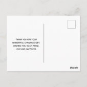 Carte Postale Cerf mignon dans un motif de forêt fantaisiste Mer (Dos)