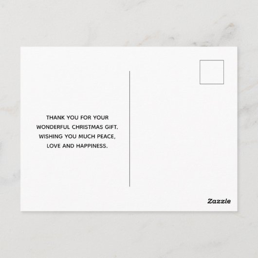 Carte Postale Cerf mignon dans un motif de forêt fantaisiste Mer (Dos)