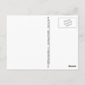 Carte postale - Cerf qui saute (Dos)