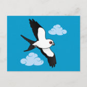 Carte Postale Cerf-volant à queue avale en vol (Devant)