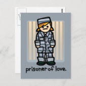 Carte Postale cerf-volant de prison. (Devant / Derrière)