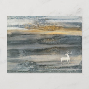 Carte Postale Cerfs communs