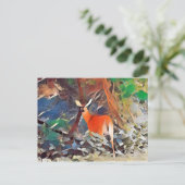 Carte Postale Cerfs communs coupés la queue par blanc (Debout devant)