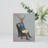 Carte Postale Cerfs communs distingués complètement 3 (Debout devant)