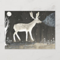Cerfs communs gothiques, mâle à la peinture