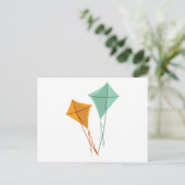 Carte Postale Cerfs-volants (Debout devant)