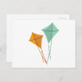 Carte Postale Cerfs-volants (Devant / Derrière)