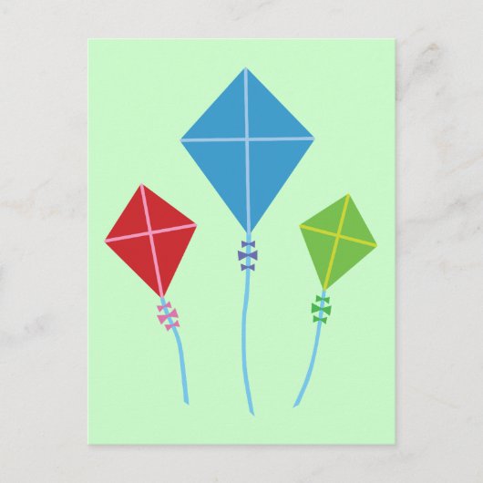 Carte Postale Cerfs-volants (Devant)