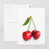 Carte Postale Cerise douce (Devant / Derrière)