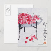 Carte Postale Cerises (Devant / Derrière)